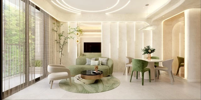 Các căn hộ có thiết kế thông minh, tối ưu không gian và diện tích sử dụng.