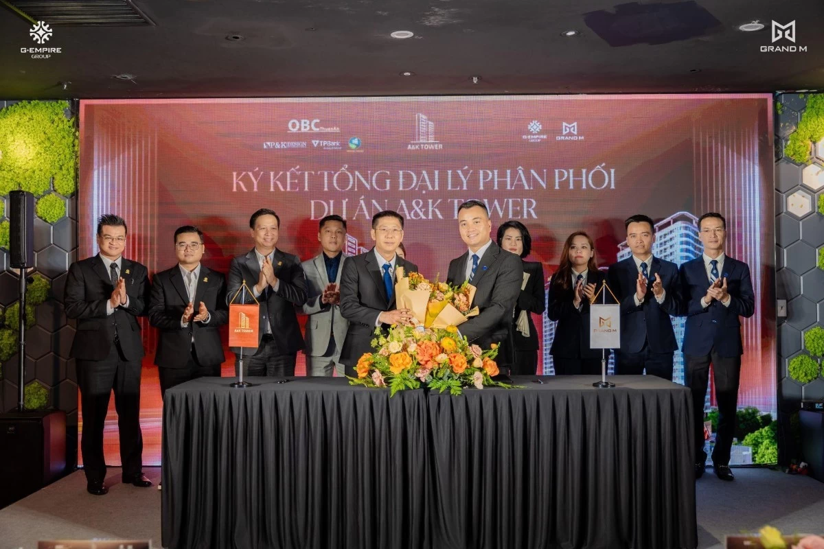 Các bên ký kết tổng đại lý phân phối dự án A&K Tower Các bên ký kết tổng đại lý phân phối dự án A&K Tower