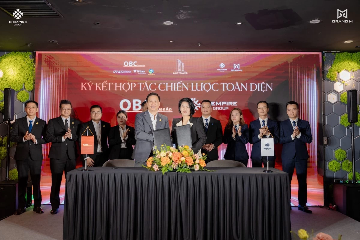 OBC Thuận An và G.Empire Group ký kết hợp tác chiến lược toàn diện OBC Thuận An và G.Empire Group ký kết hợp tác chiến lược toàn diện